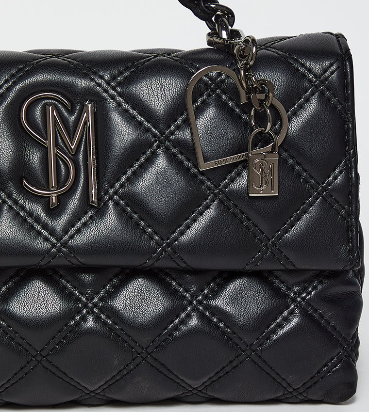 Steve Madden Quilted Flap Top Handle