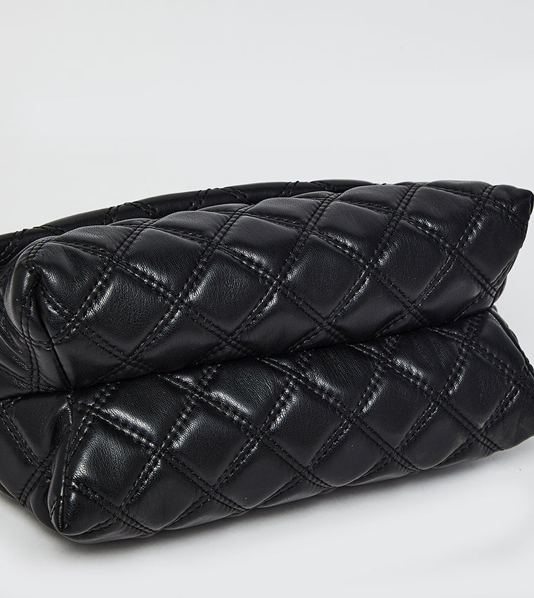 Steve Madden Quilted Flap Top Handle