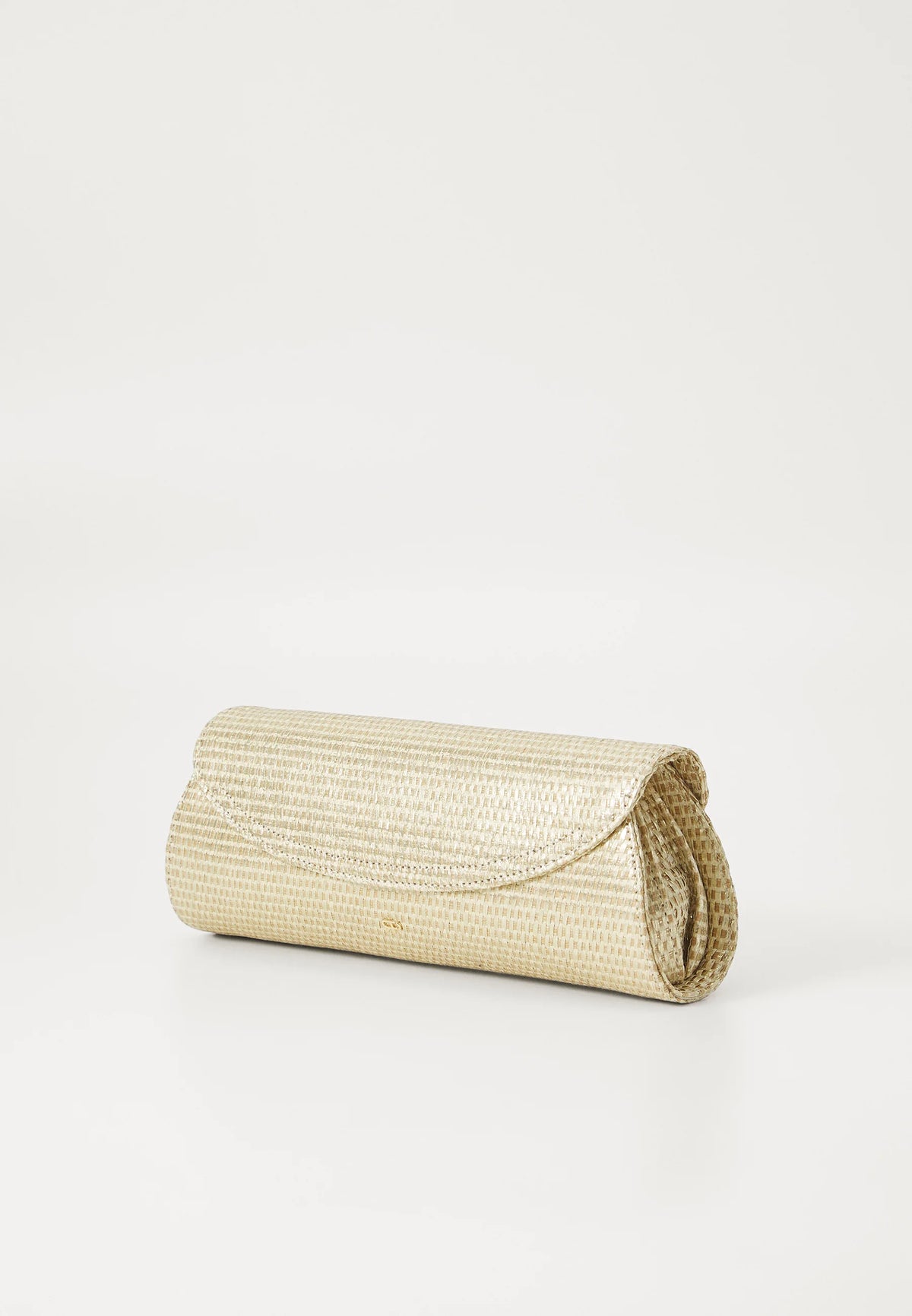 Parfois Paper Straw Envelope Clutch Bag with Ring Handle