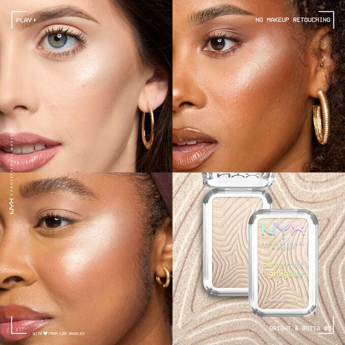NYX Professional Makeup Buttermelt Highlighter - 05 Bright Butta