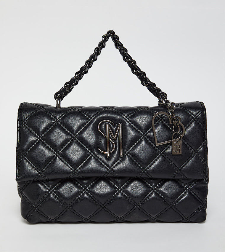 Steve Madden Quilted Flap Top Handle