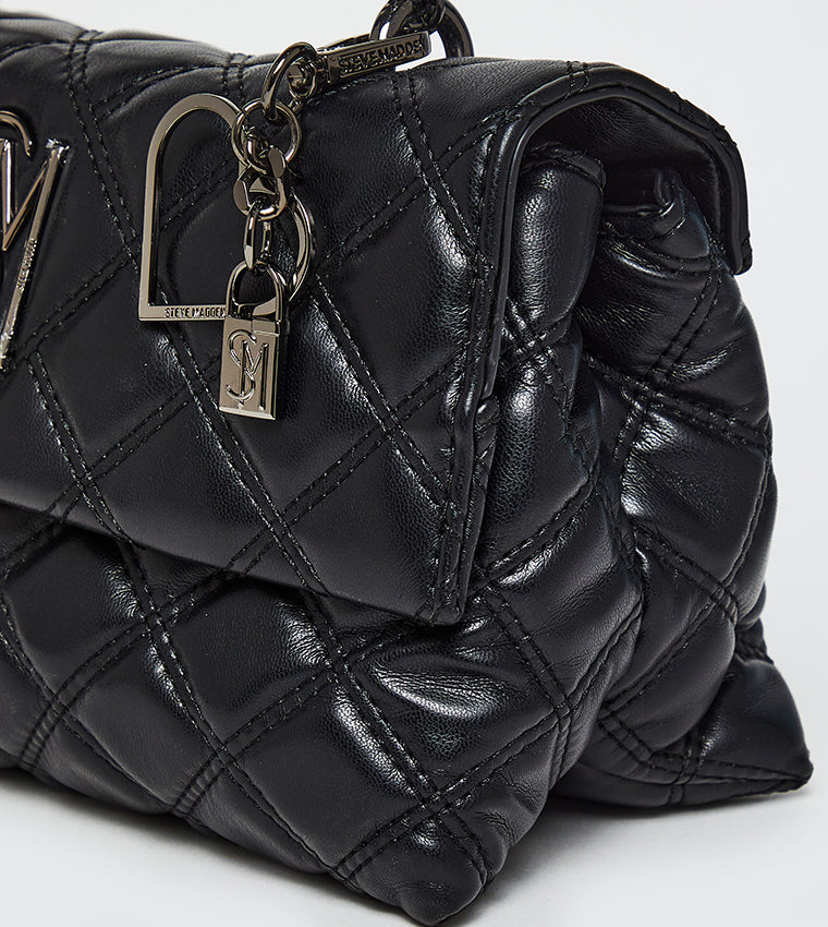 Steve Madden Quilted Flap Top Handle