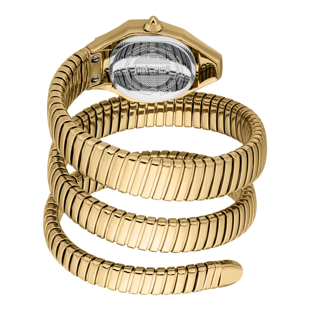 Just Cavalli Lunara Women's Yellow Gold Watch with Green Dial