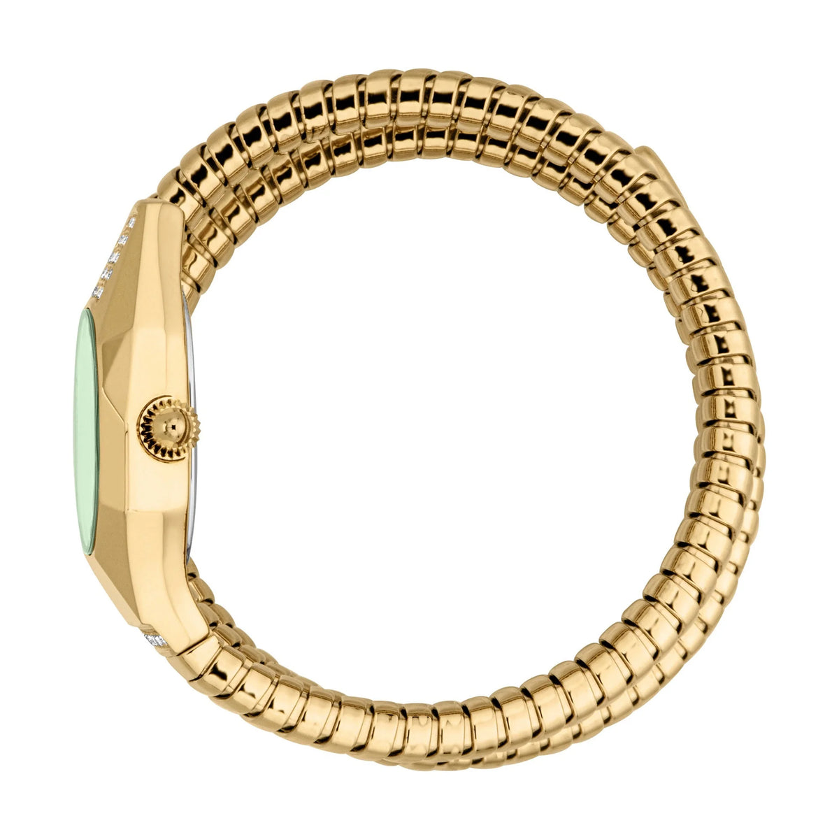 Just Cavalli Lunara Women's Yellow Gold Watch with Green Dial