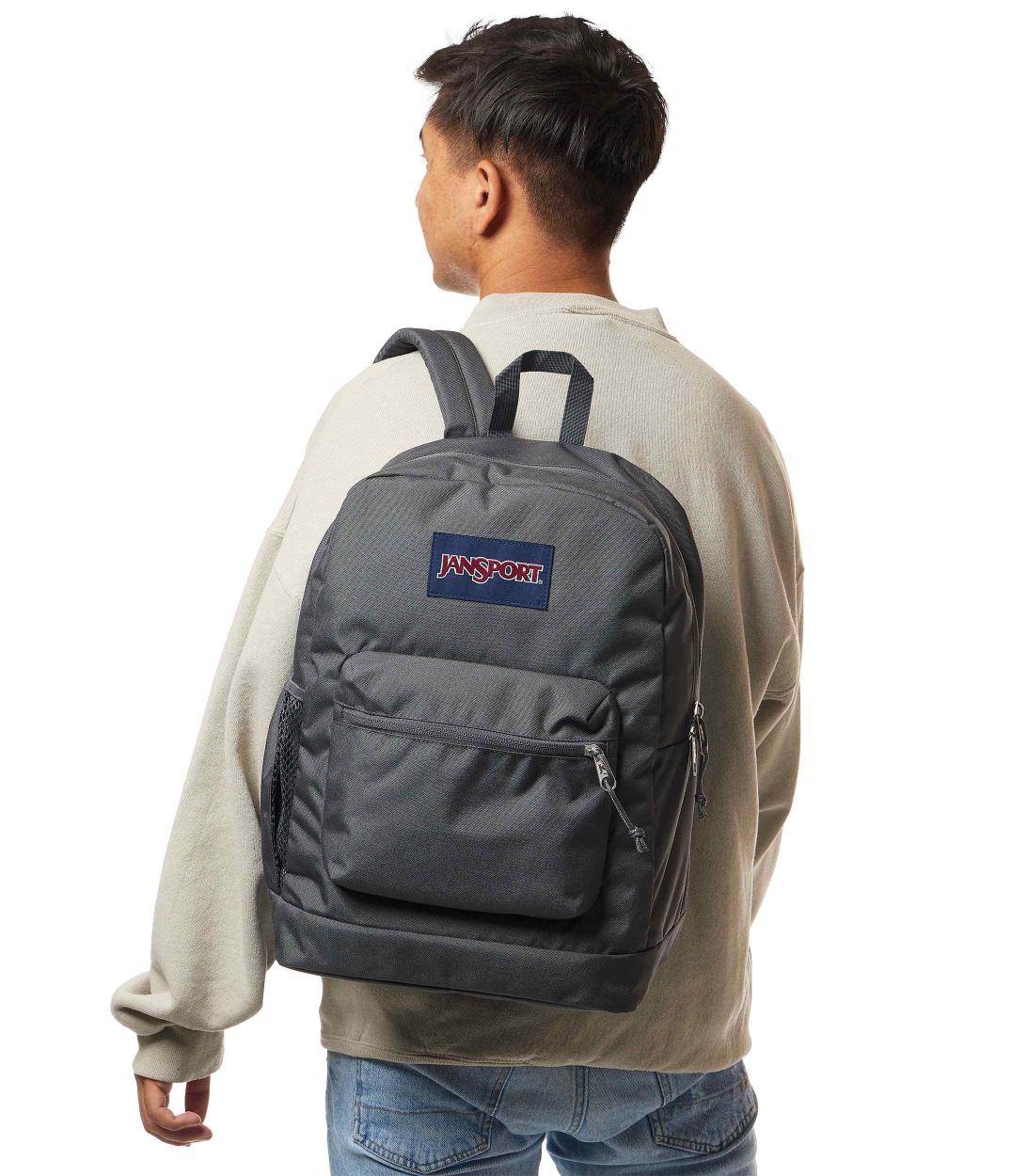 JanSport Cross Town Plus Backpack - Graphite Grey