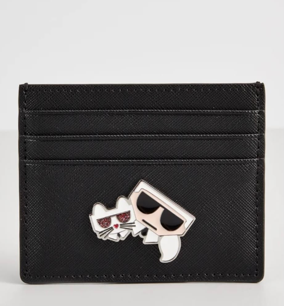 KARL LAGERFELD & CAT 1SW3202 A999 CARD HOLDER