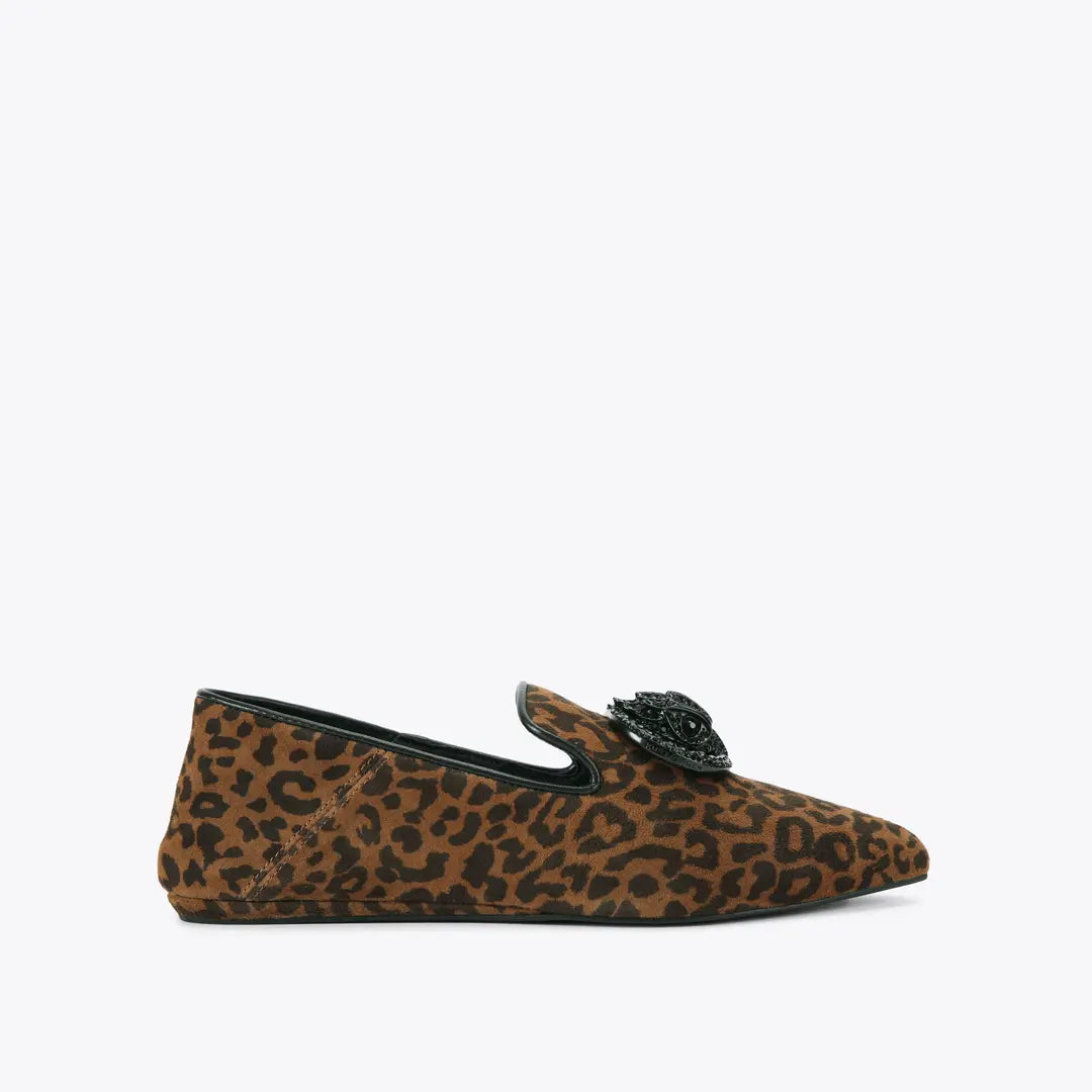 By Order -Kurt Geiger London Women's Chelsea Point Leopard Suede Slip ...