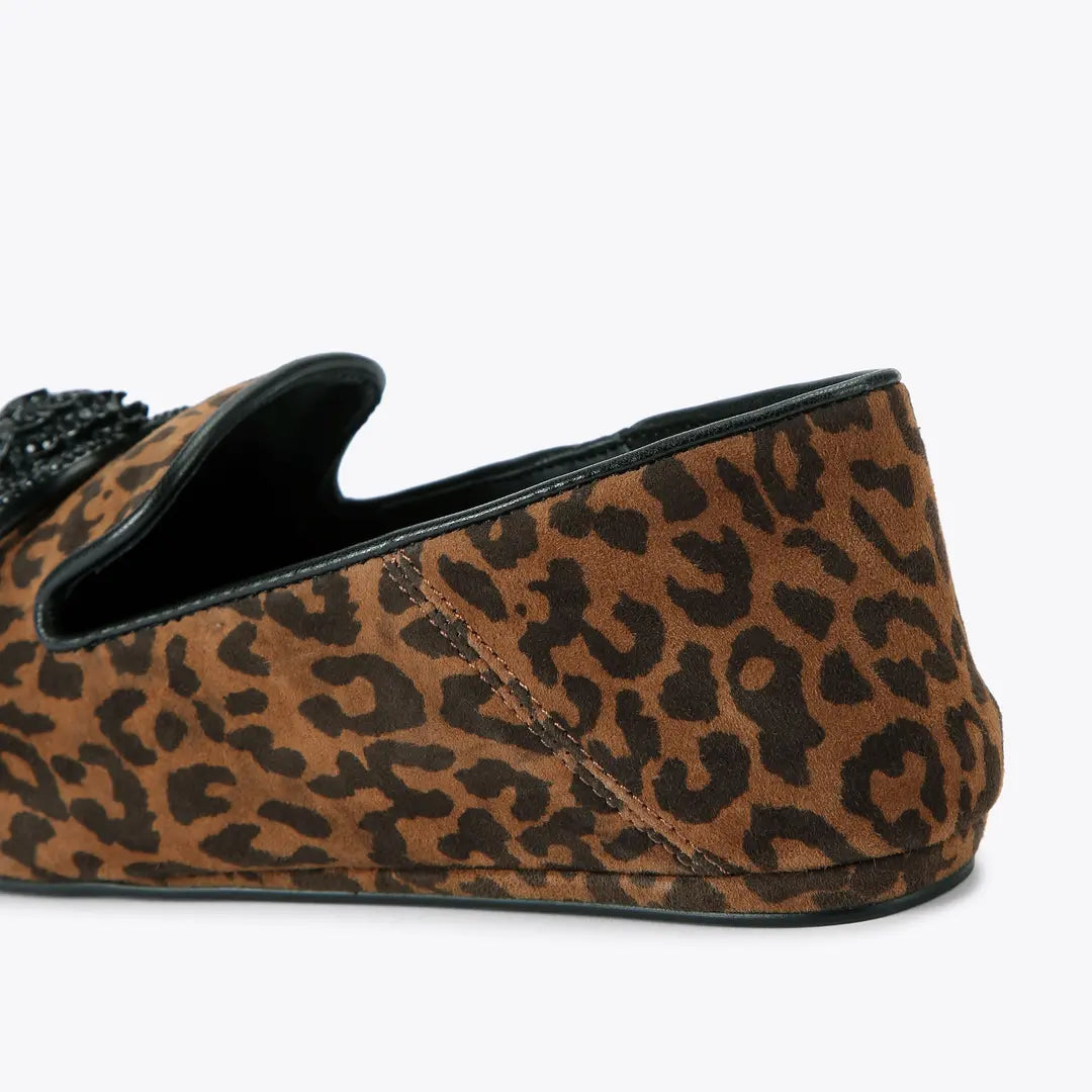 By Order -Kurt Geiger London Women's Chelsea Point Leopard Suede Slip ...